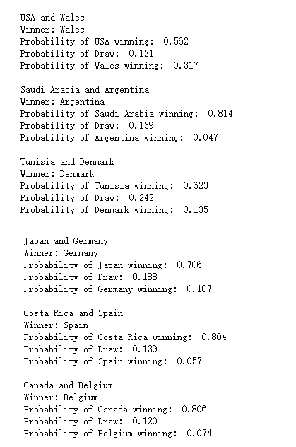 用Python预测世界杯决赛37